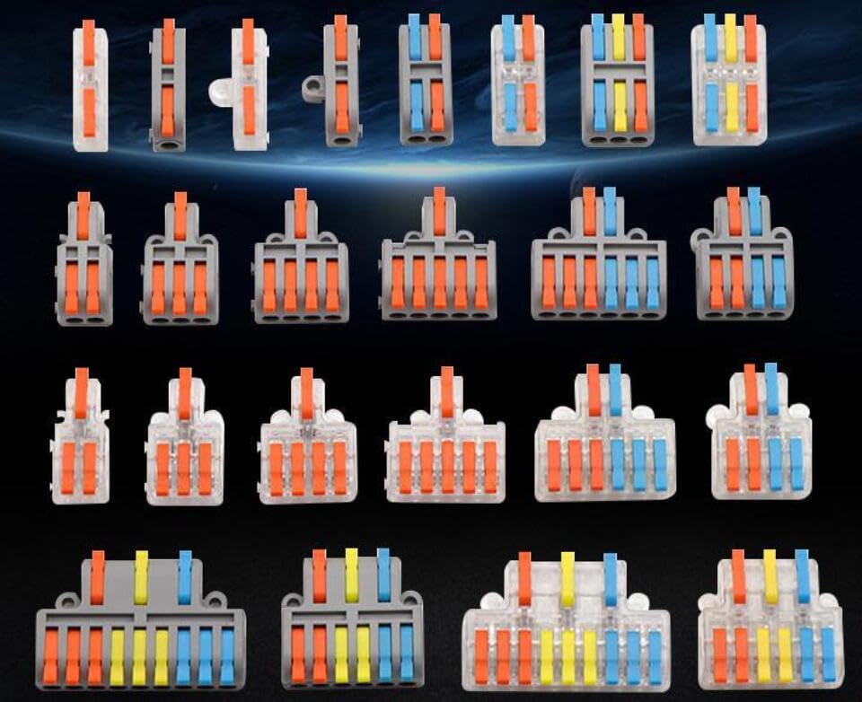 Conectores de cable de mini palanca para evitar fallos de conexión en cajas de distribución 7