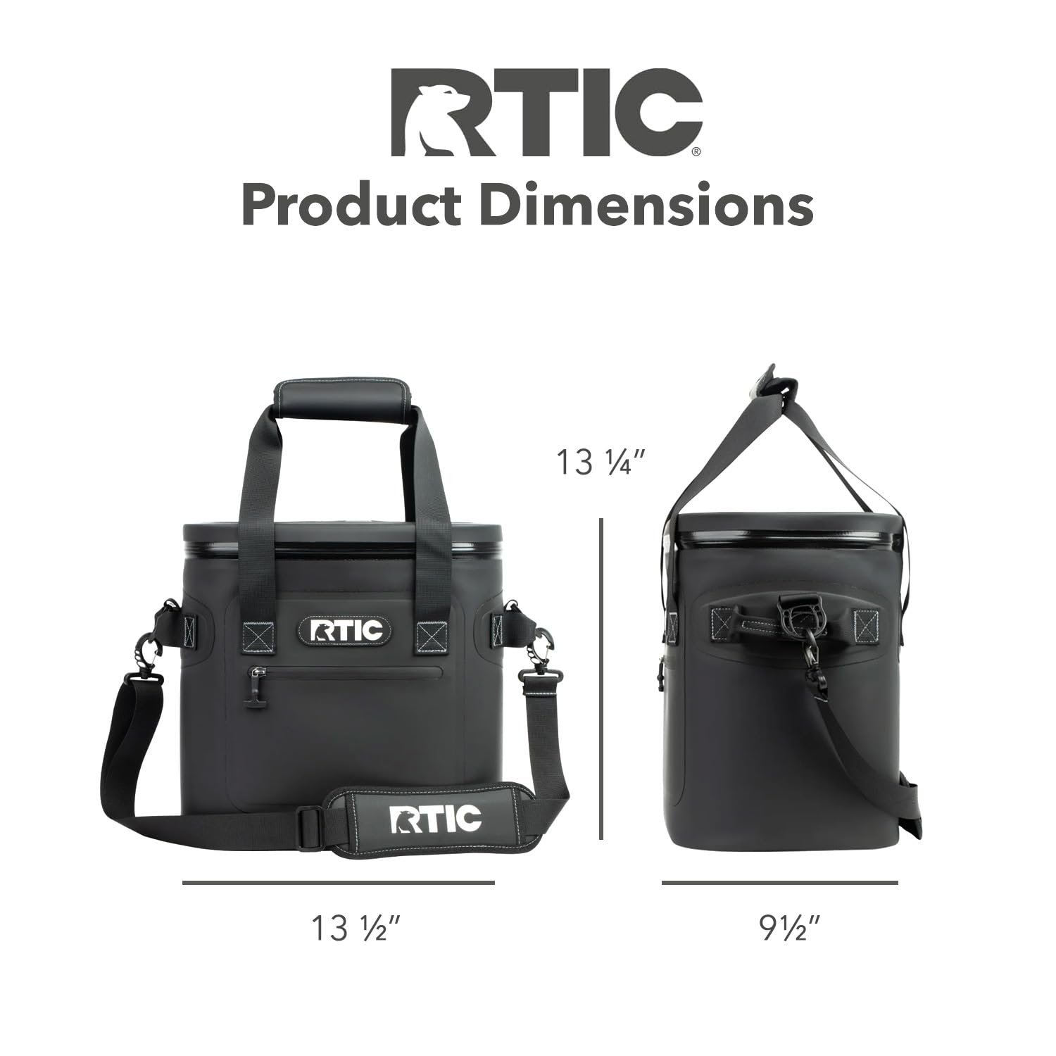 Amazon | RTIC 20缶ウルトラタフソフトクーラー防水、ブラック