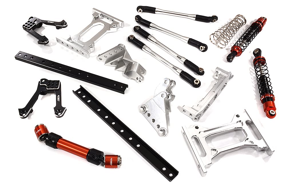 AMK SCX10 II Assi CNC Alluminio Anteriore Posteriore SCX10 II Portale Assi per 1/10 RC AMK SCX10 II Assi CNC Alluminio Anteriore Posteriore SCX10 II Portale Assi per 1/10 RC