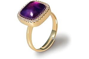 Amethyst Ring, Ring for Women, Adjustable Amethyst Jewelry
