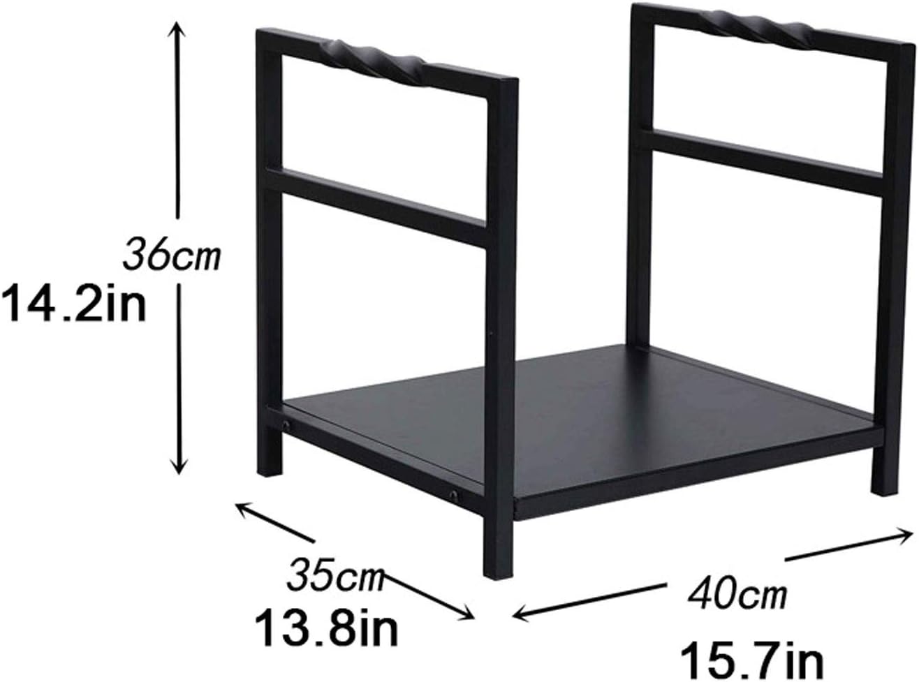 Fireplace Tool Rack Firewood Rack Fireplace Tool Rack Stove Accessories Indoor Outdoor Fireplace Heavy Duty Steel Black Wood Holders Fireplace Firewood Rack
