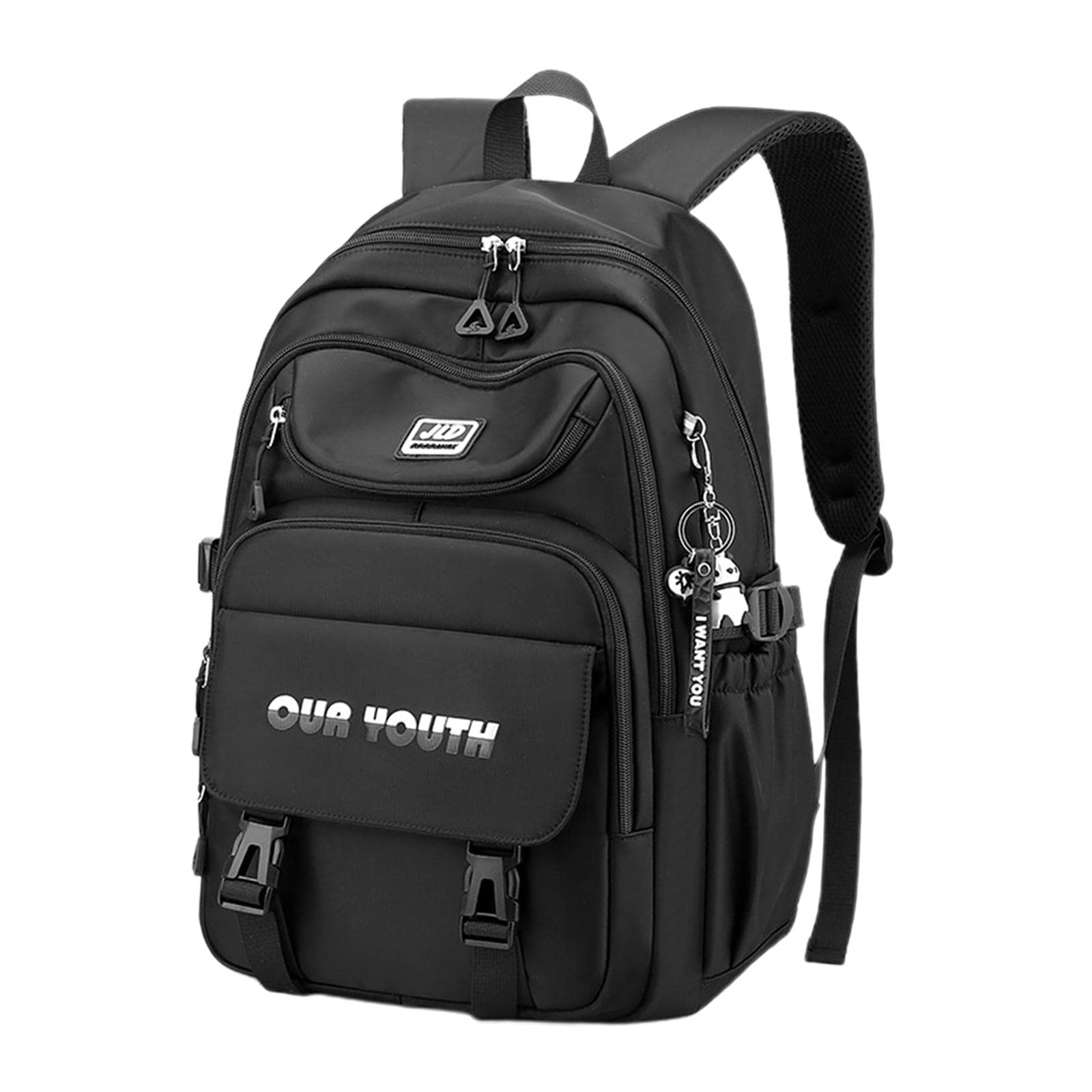 Backpacks for Girls Handbag Shoulder Bags Rucksack for Work Vacations Street Black|Clothing, Shoes & Accessories | Womens Handbags & Bags-image-38