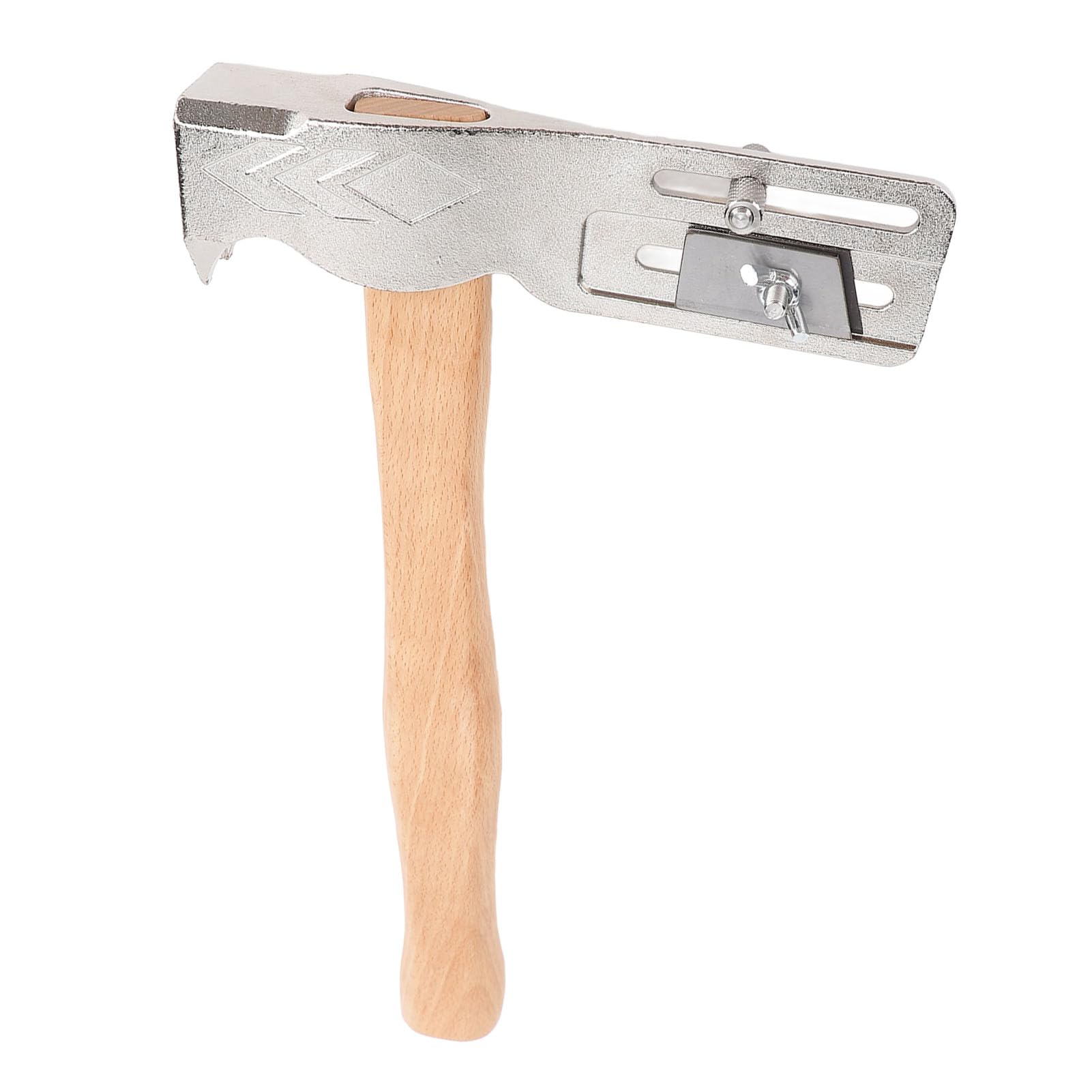 MWT 17oz Magnetic Roofing Hatchet - Carbon Steel Shingling Hammer with Solid Wood Handle for Roof Repair, Shingle Installation & Construction