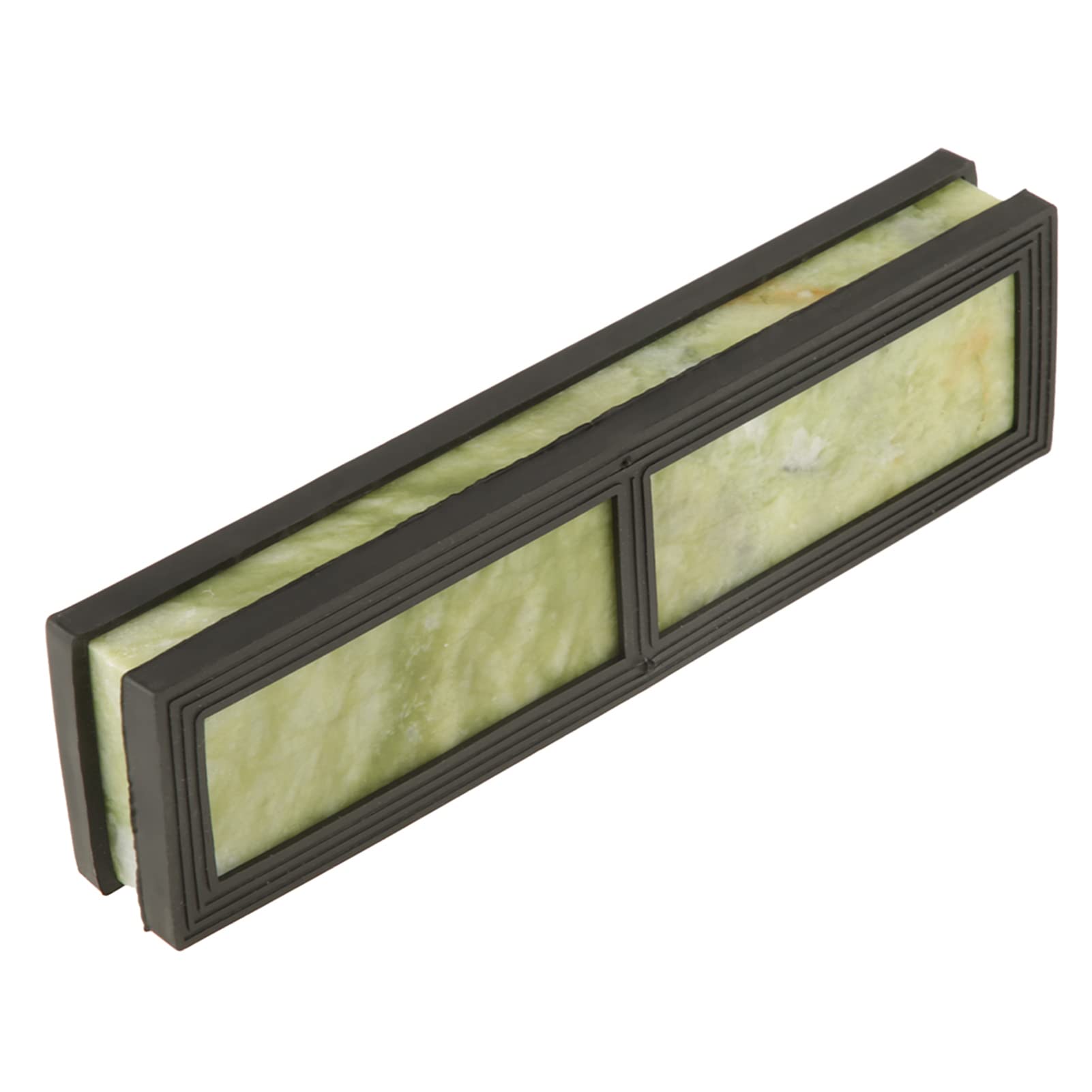 Pietra Per Affilare Coltelli A Grana 10000 In Smeraldo Naturale Con Base Drenante Dimensioni 200x50x25mm Pietre Affilatura