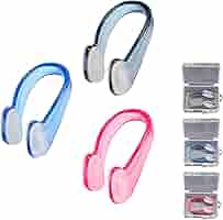 Tappanaso Per Nuoto In Silicone | 3 Pezzi | Per Bambini E Adulti | Anti-Scaduta