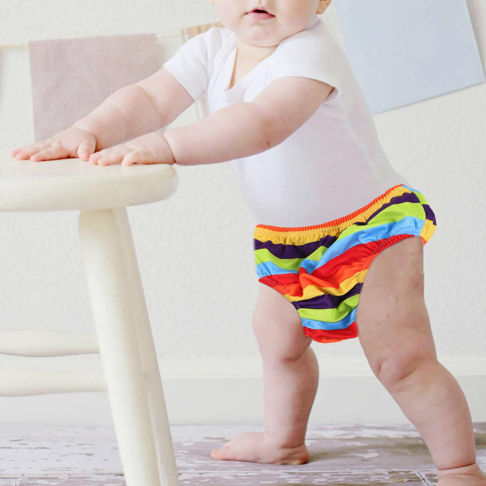 JOINPAYA Boys Girls Swim Diaper Toddler Reusable Swim Diapers Waterproof Washable Infants Swimwear