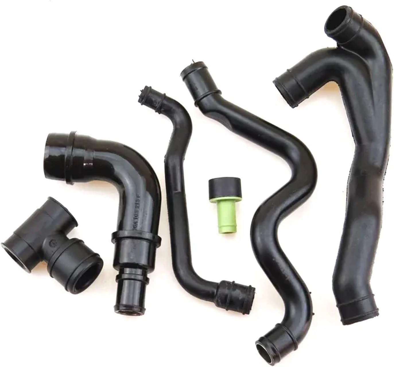 035103245G 1.8T PCV Crankcase Ventilation Valve Hose Repair Kit Compatible with VW Golf Jetta 4 Passat Bora Polo Beetle Exhaust Pipe