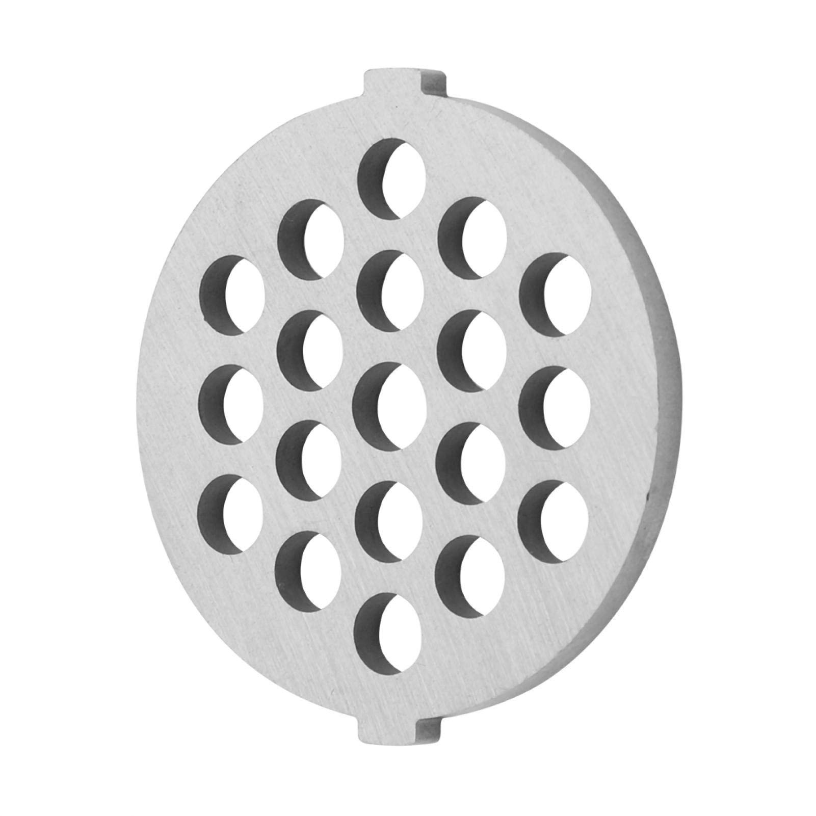 Meat Grinder Plate Disc, Alloy Replacement Plate Disc Blade for Meat Grinder Disc Knife Blades for Stand Mixer Meat Grinder Attachment(7mm holes)