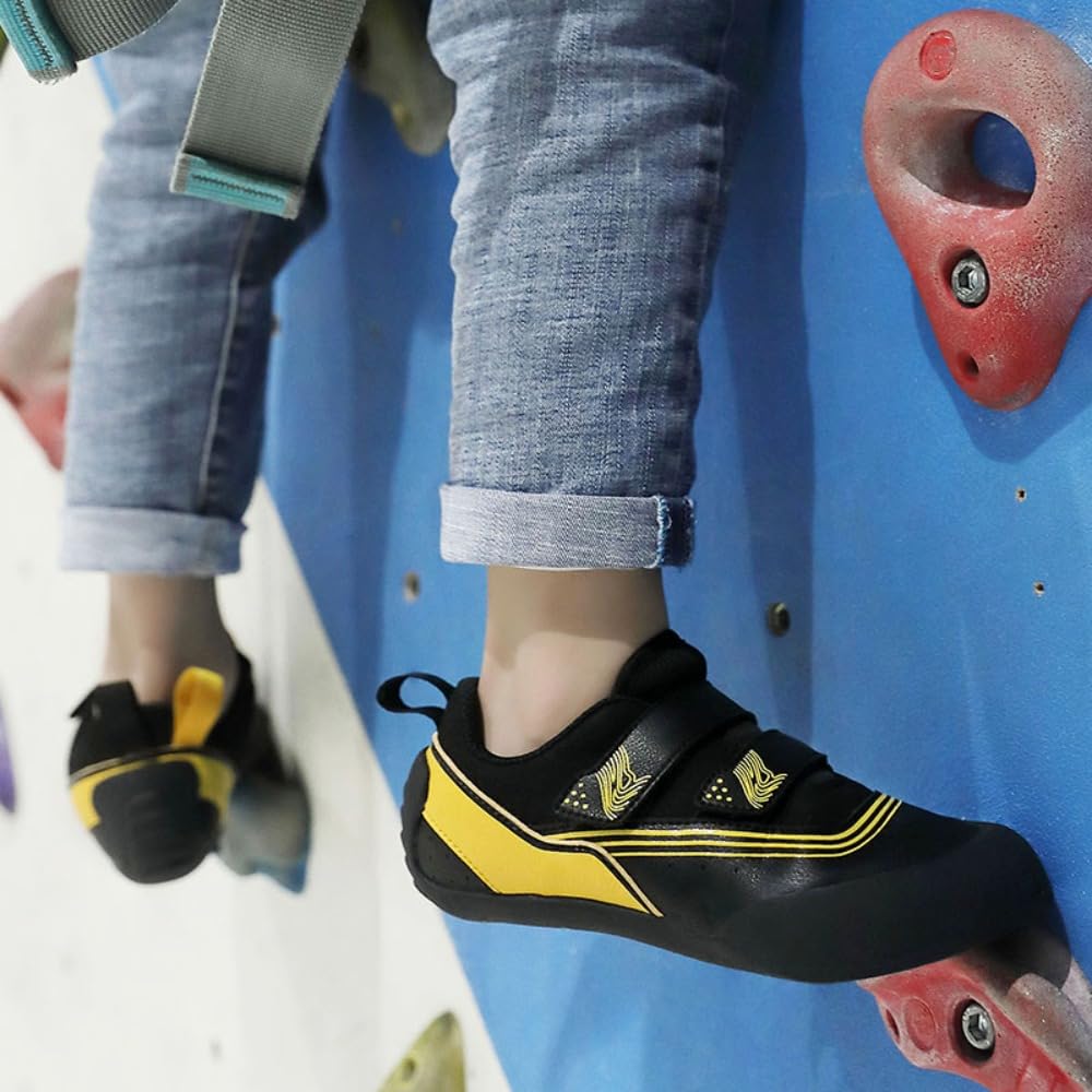 Kletterschuhe Herren Damen universelle Trainingsschuhe Anfänger Klettern Indoor Bouldern Trainingsschuhe rutschfeste und atmungsaktive Kinder Kletterschuhe 32-44EU