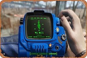 Nostalgic Pip-Boy Fallout Wall Art: Retro Charm for Indoor and Outdoor Spaces