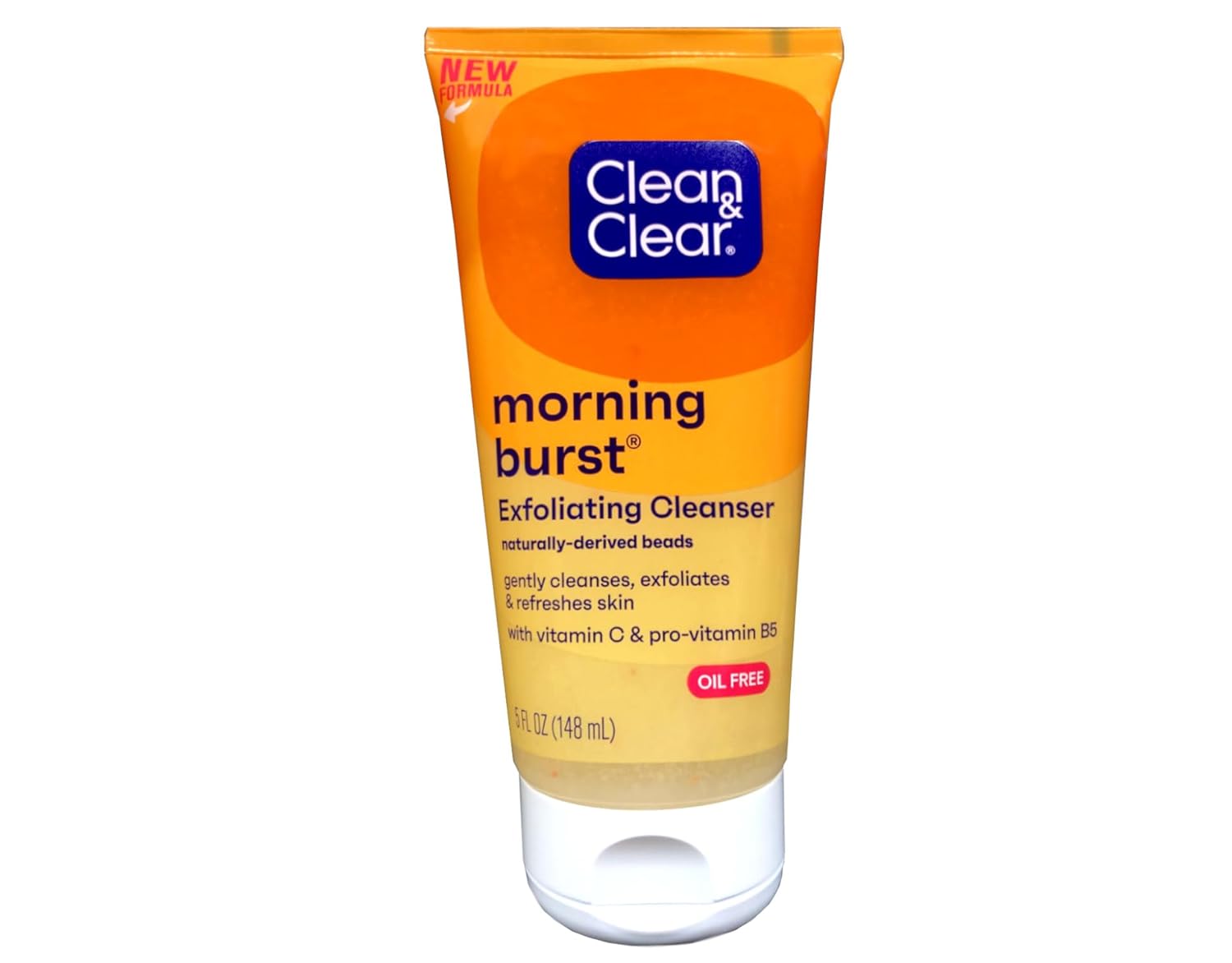 Clean & Clear Morning Burst Facial Scrub For All Skin Types, 5 Fl. Oz. (Pack of 3)
