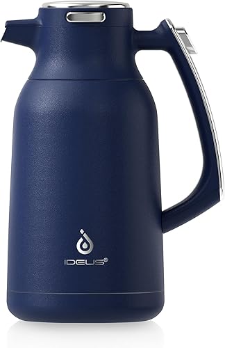 IDEUS Jarra térmica de acero inoxidable de 68 onzas termo de vacío aislado de doble pared dispensador de agua para café y bebidas 12 horas de calor disponible en Yaxa Costa Rica