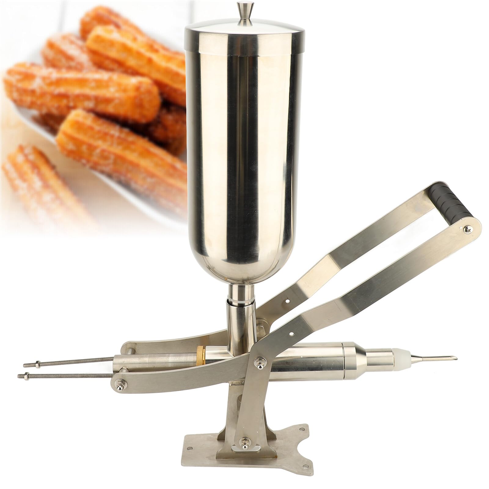 fosa Donut Filler Machine Manual 304 Stainless Steel Doughnut Jelly Cream Filling Machine Churros Filling Machine for Bread — view 2