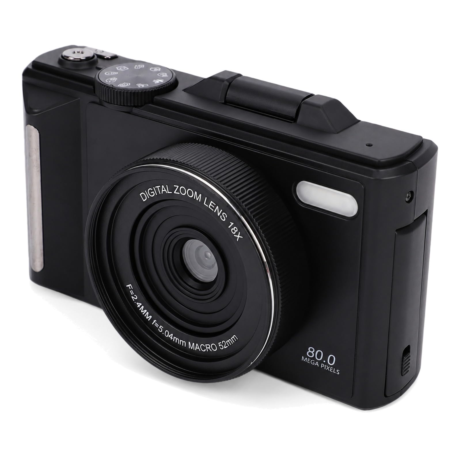 LICAEVEY Fotocamera Digitale 5K, Zoom 18X WiFi, Schermo Ribaltabile 3.0