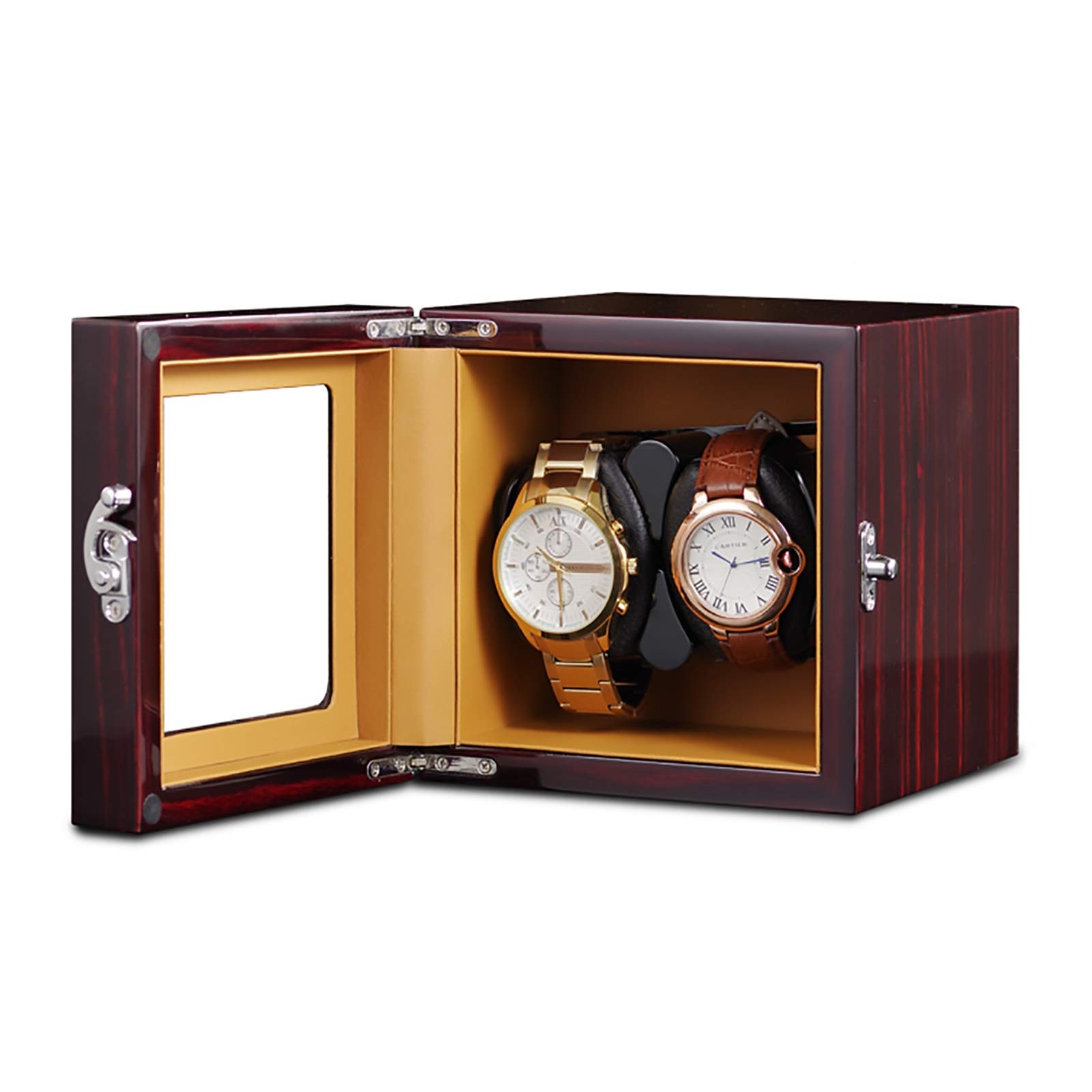 Scatola di avvolgimento rotante Avvolgitori per orologi - Agitatore meccanico automatico per orologi Scatola di avvolgimento intelligente verticale Dispositivo rotante per orologio a motore silenzioso