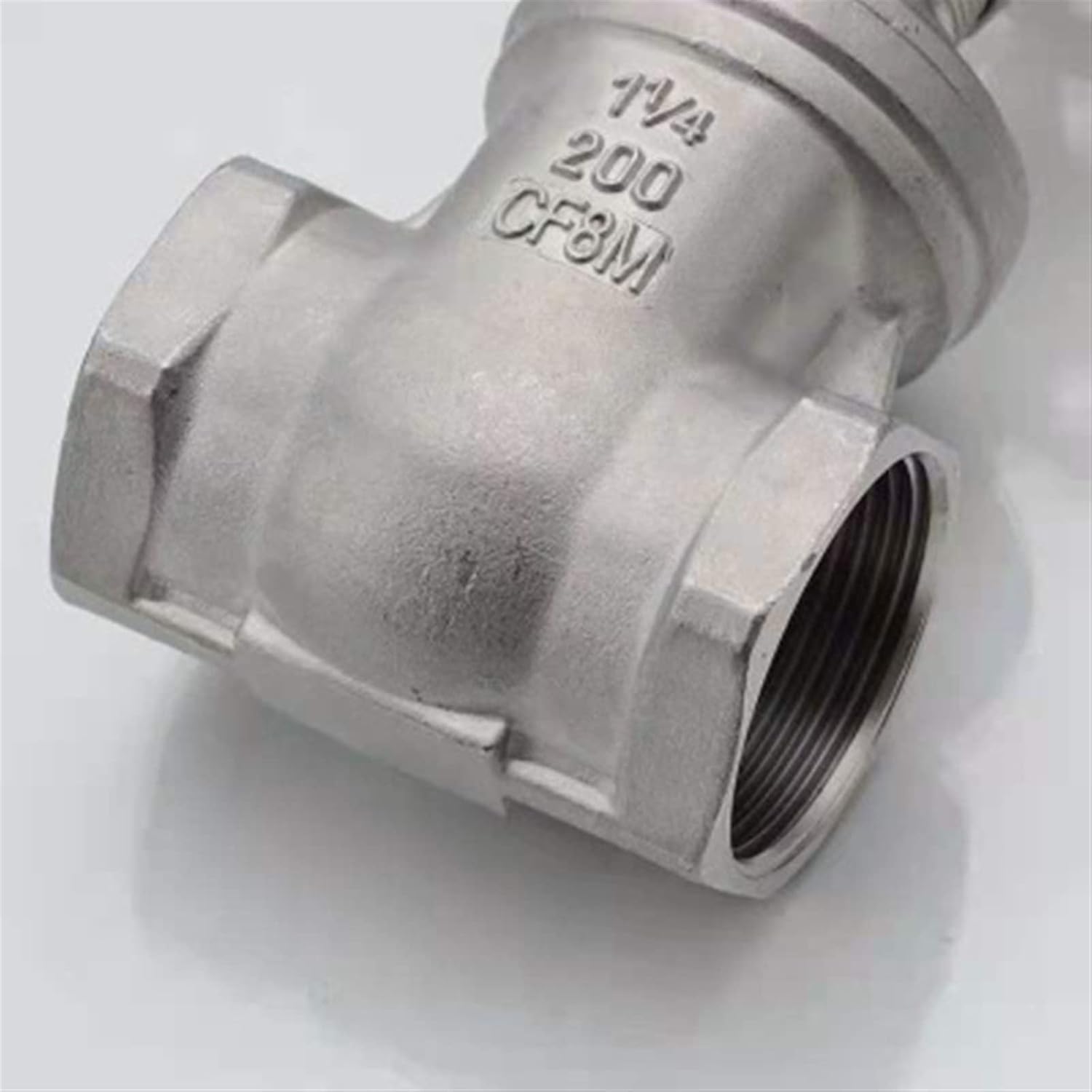 Stainless Steel Gate Valve DN15 DN20 DN25 DN32 Water Valve Switch Valve Female Thread Irrigation Valve Adapter(G1l2 DN15)