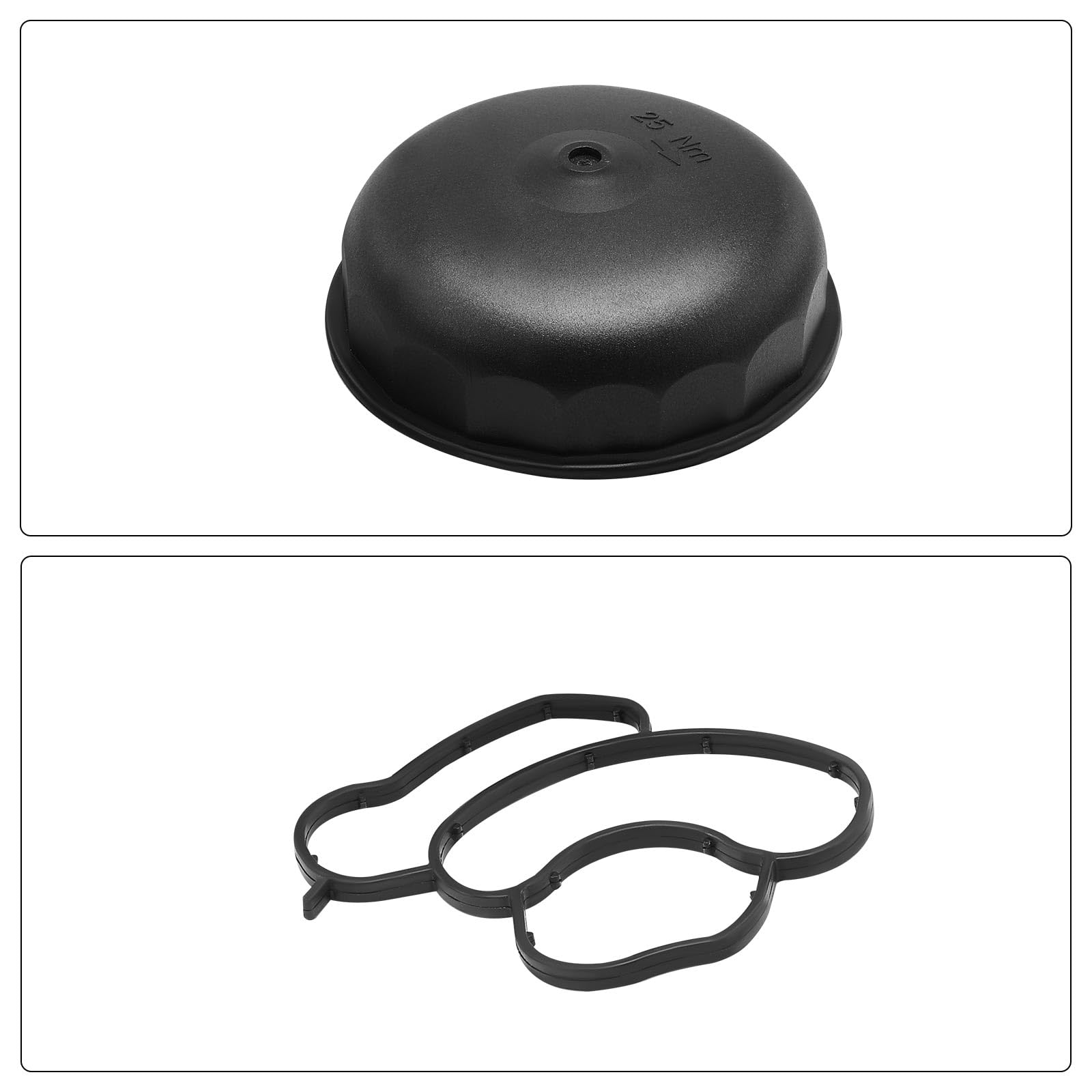 Frankberg Ölkühler Motoröl Wassergekühlt mit Filter Kompatibel mit 3er E46 E90 E91 E92 E93 1er E81 E82 E87 E88 5er E60 E61 X1 E84 X3 E83 Z4 Roadster E85 Replace# 11427508967