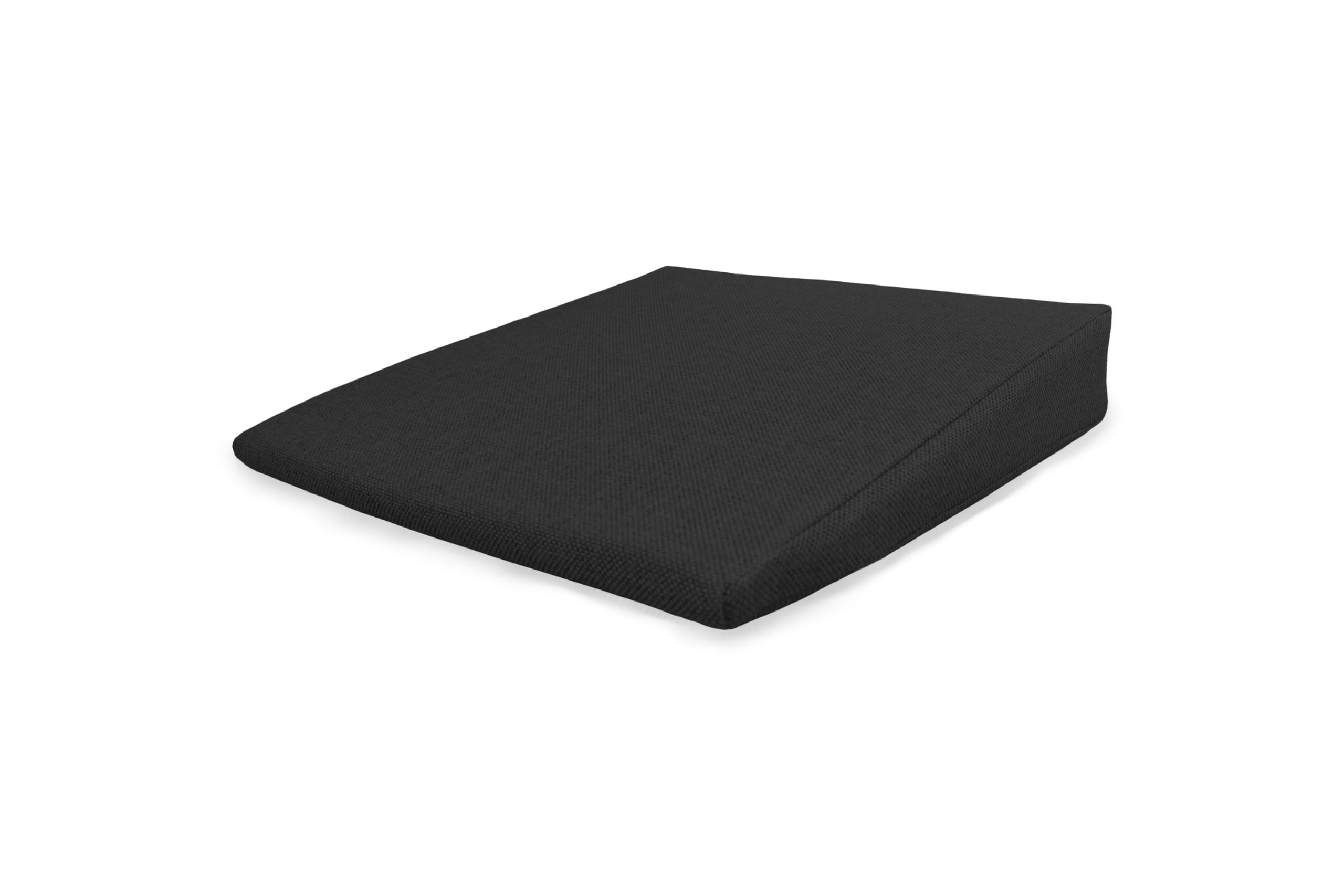 Cuscino A Cuneo Per Sedia Auto E Ufficio - In Cotone, Grigio Antracite, 35x35x6/1 Cm - Foto 10