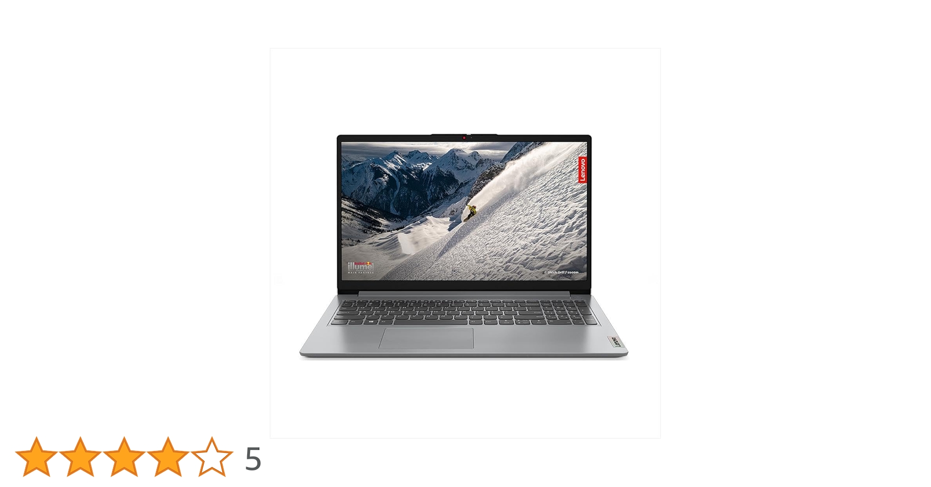 Notebook Lenovo IdeaPad 1, Ryzen 5-7520U, Tela 15.6 Notebook Lenovo IdeaPad 1, Ryzen 5-7520U, Tela 15.6