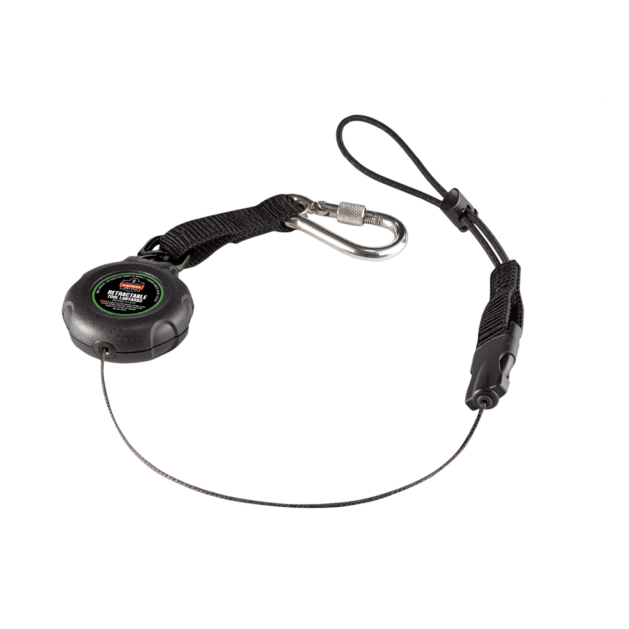 squids 3001 2 lb mit Einzelkarabiner mit Schlinge, Schwarz