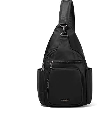Baggallini Womens Central Park Large Crossbody Sling Bag