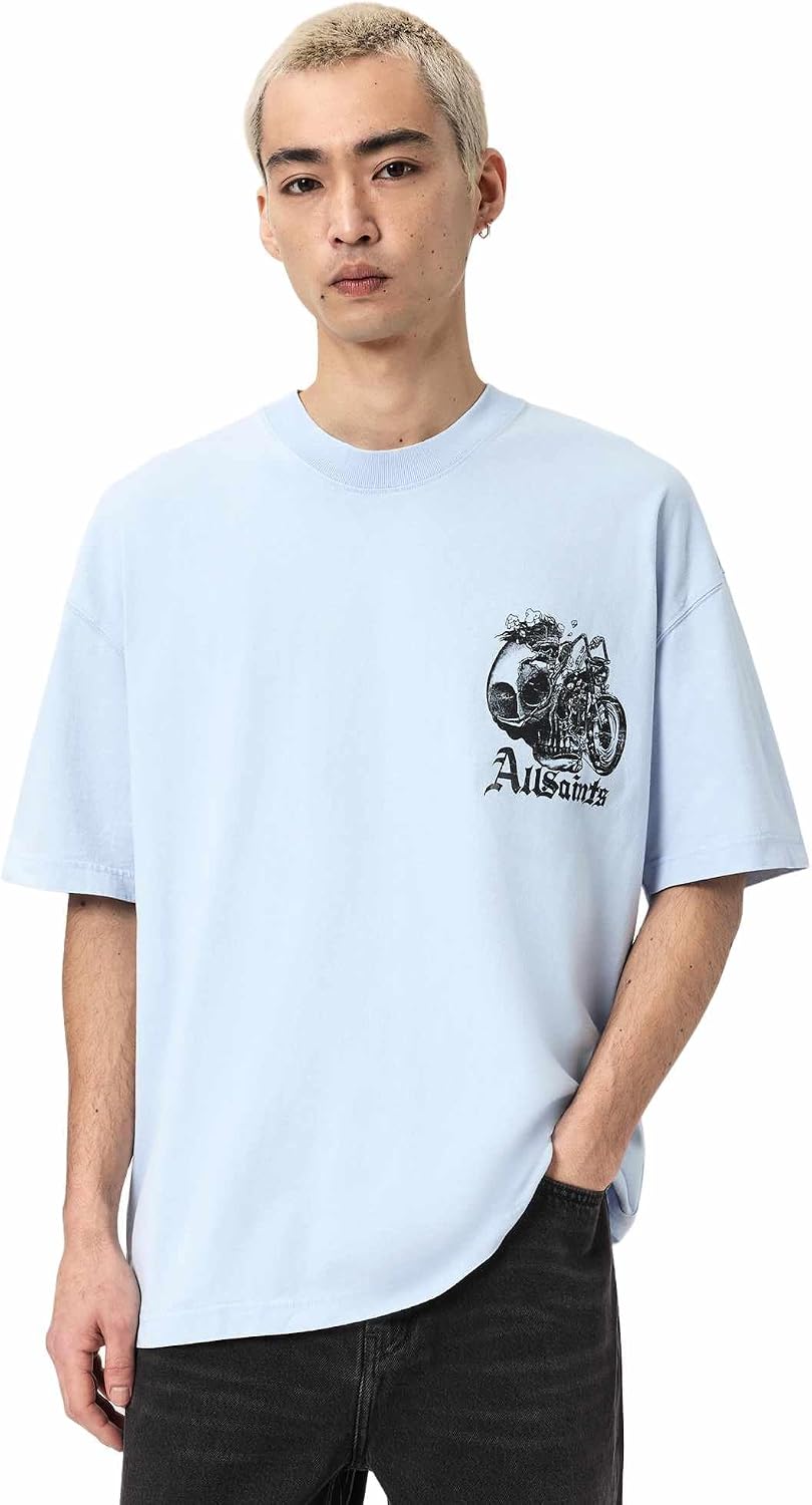 AllSaints Panhead Short Sleeve Crew