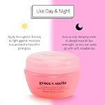 Lip Plumper Nourishing Berry Mask - Tinted Balm - Moisturizer For Very Dry Lips - Mask Overnight & Treatment & Lip Sleeping Mask - Vegan Cruelty-Free Lip Care Products by grace and stella
