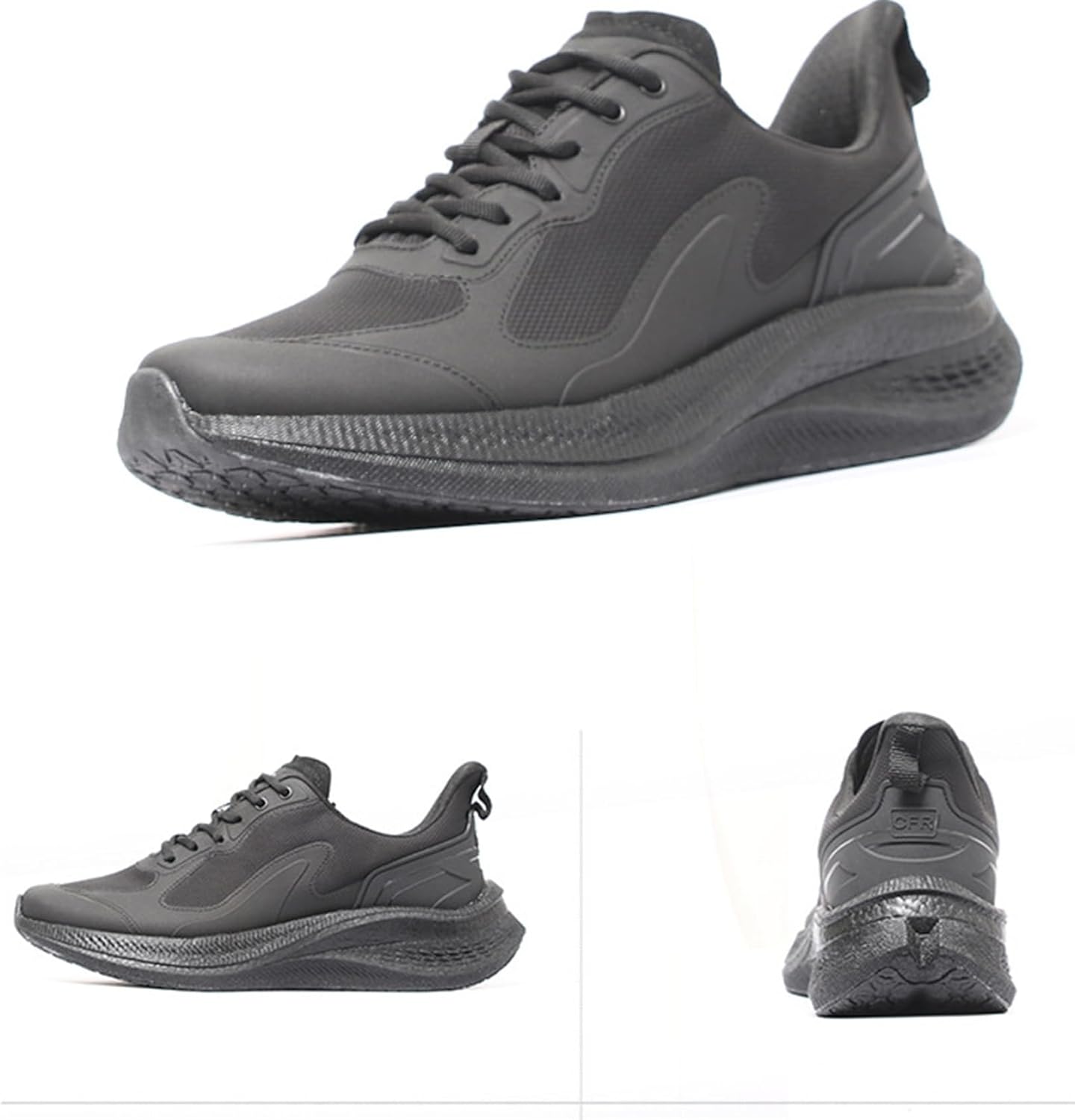 [GUREITOJP] 安全靴 スニーカー ローカット メンズ ワークシューズ トレッキング レースアップ 耐磨耗 軽量 撥水 大き