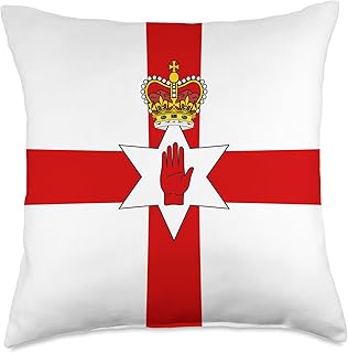 Ulster Banner Flag Throw Pillow