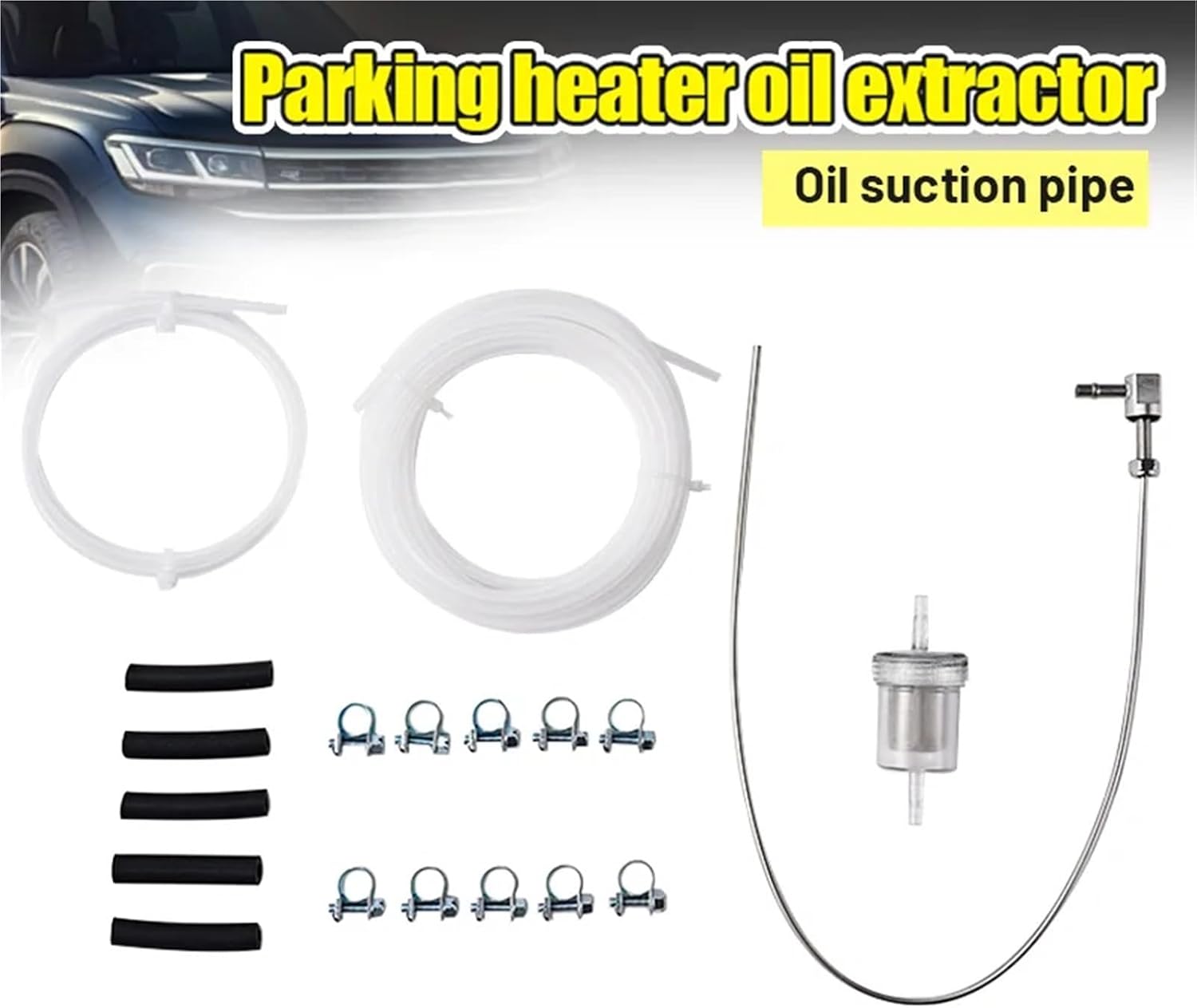 2 Set Oil Extractor Pickup Hose Kit for Webasto Eberspacher Heater
