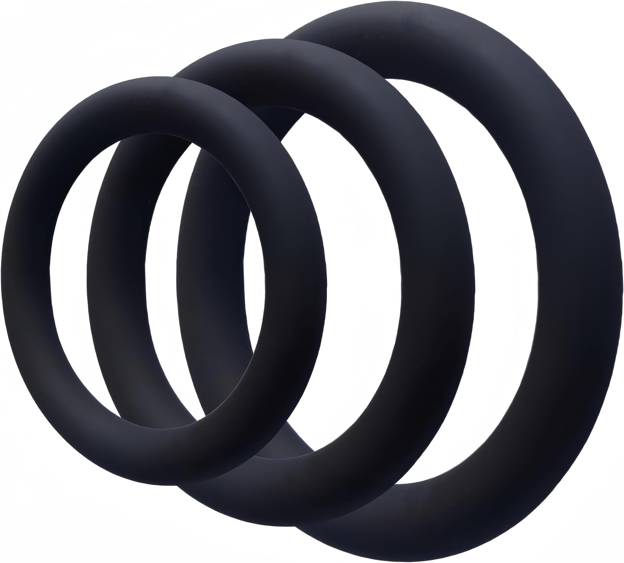 3 Different Size Silicone Rubber Toys Rings for Men Male Toy Adult Toys for Games Erection Longer Harder Stronger Cock Enlargement Machine Easy in Sweaters Pockets 11G19C44