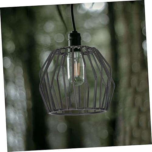Miniatura 6 de Pantalla de lámpara colgante de hierro forjado, pantalla colgante, pantalla de lámpara colgante, pantalla de luz negra, reemplazo de pantalla