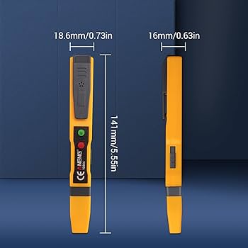 Tester Tensione Senza Contatto - Rilevatore AC 12-300V Con Torcia LED E Display LCD - Foto 9