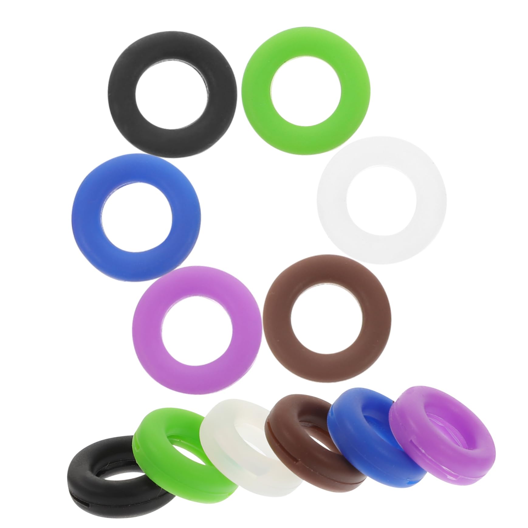 FOMIYES 12 Sets Anti-Slip Ear Hooks Round Retainers Eyeglass Anti- Round Anti- Ear Hooks Full Finger Gym Gloves Eyeglass Grips Anti Slip Silicone Eyeglass Frame Grips Glasses Earmuffs