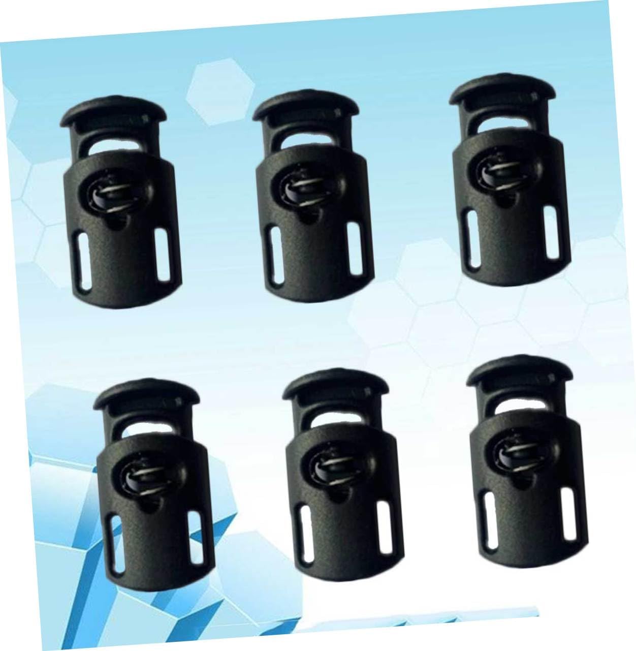 STOBOK 500pcs Plastic Spring Stop Cord Locks String Cord Locks Drawstring Clamp for Tent Clothing