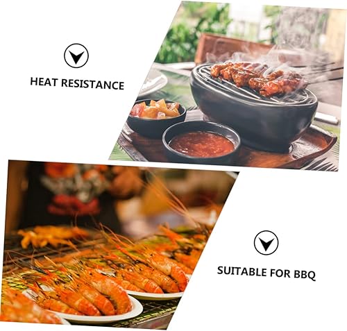 Miniatura 9 de SHERCHPRY Placa de parrilla antiadherente, sartén para exteriores, estufa cuadrada, parrilla para parrilla, accesorios para parrilla, sartén para