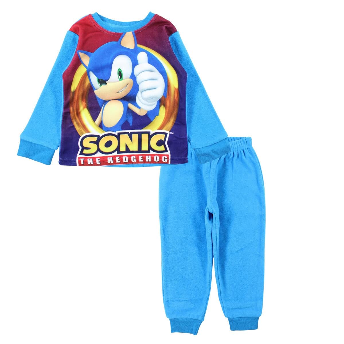 Disney Pyjama Polaire Sonic Garcon conjunto Infantil Unisex - Bambini e Ragazzi (Pacco da 2)