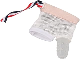 Protetor de Dedo para bebê, Luva de Silicone para Parar a Sucção, Malha Macia e Flexível, Silicone Respirável, Protetor para Chupar o Dedo para Bebês