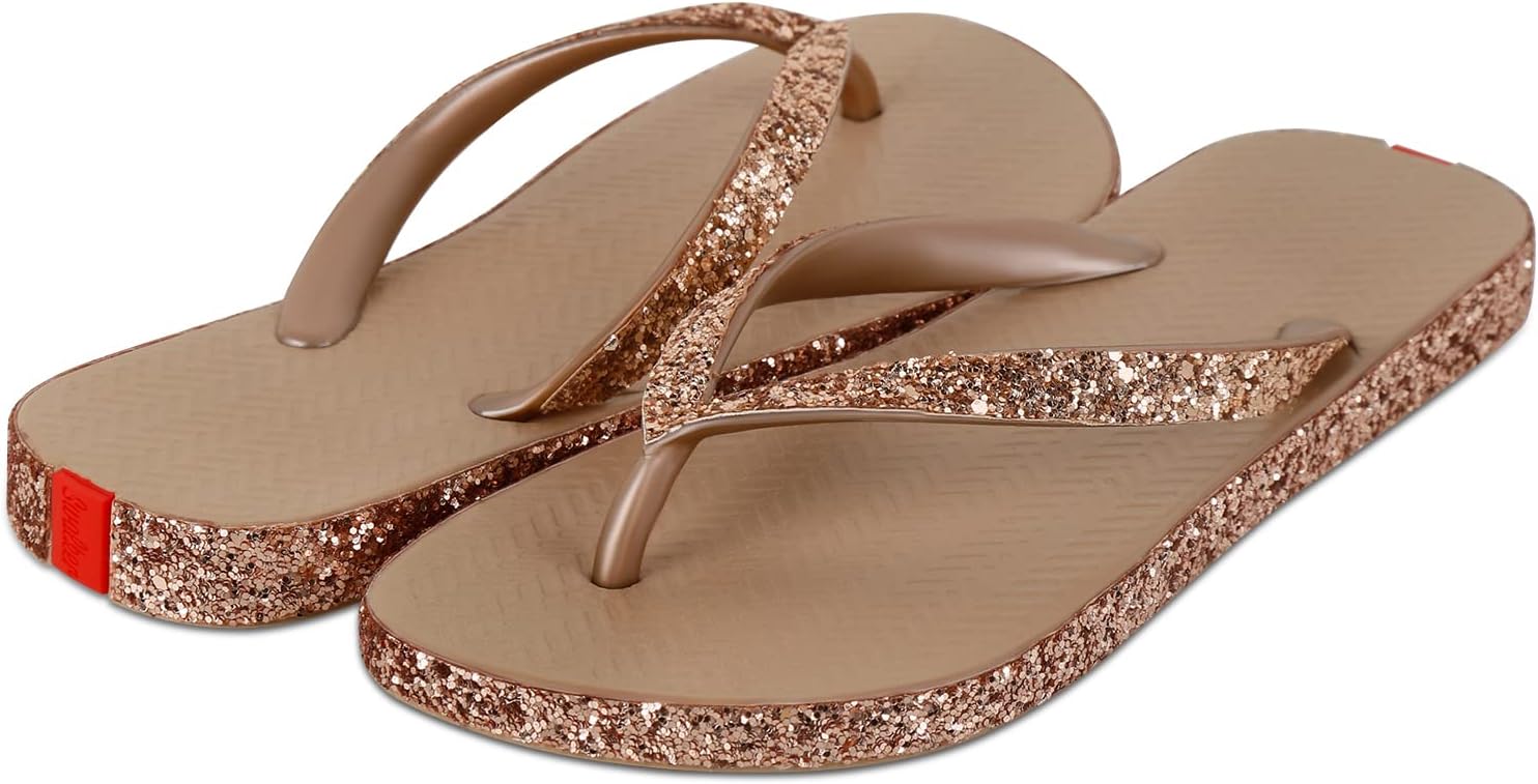 Swalker Glitter Women’s Flip Flop Sandal in Recycle Materials Swalker Glitter Women’s Flip Flop Sandal in Recycle Materials