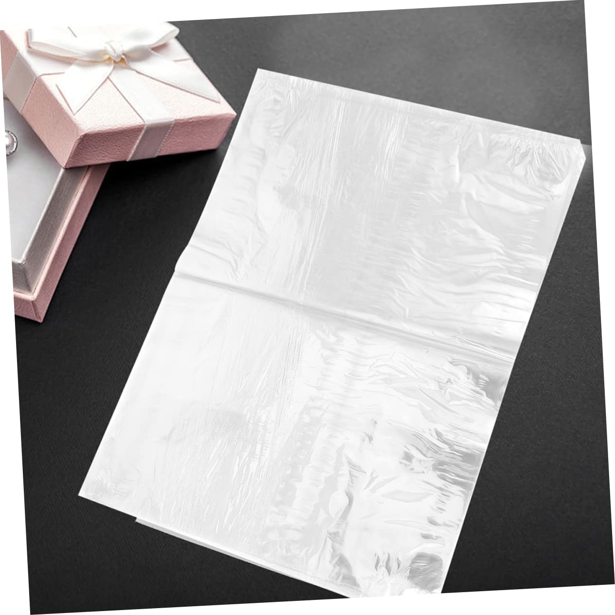 NAMOARLY 100 Pcs PVC Heat Sealing Shrink Bags Shrink Wrapping Clear Wrapping Bags Heat Shrink Wrapping Bags