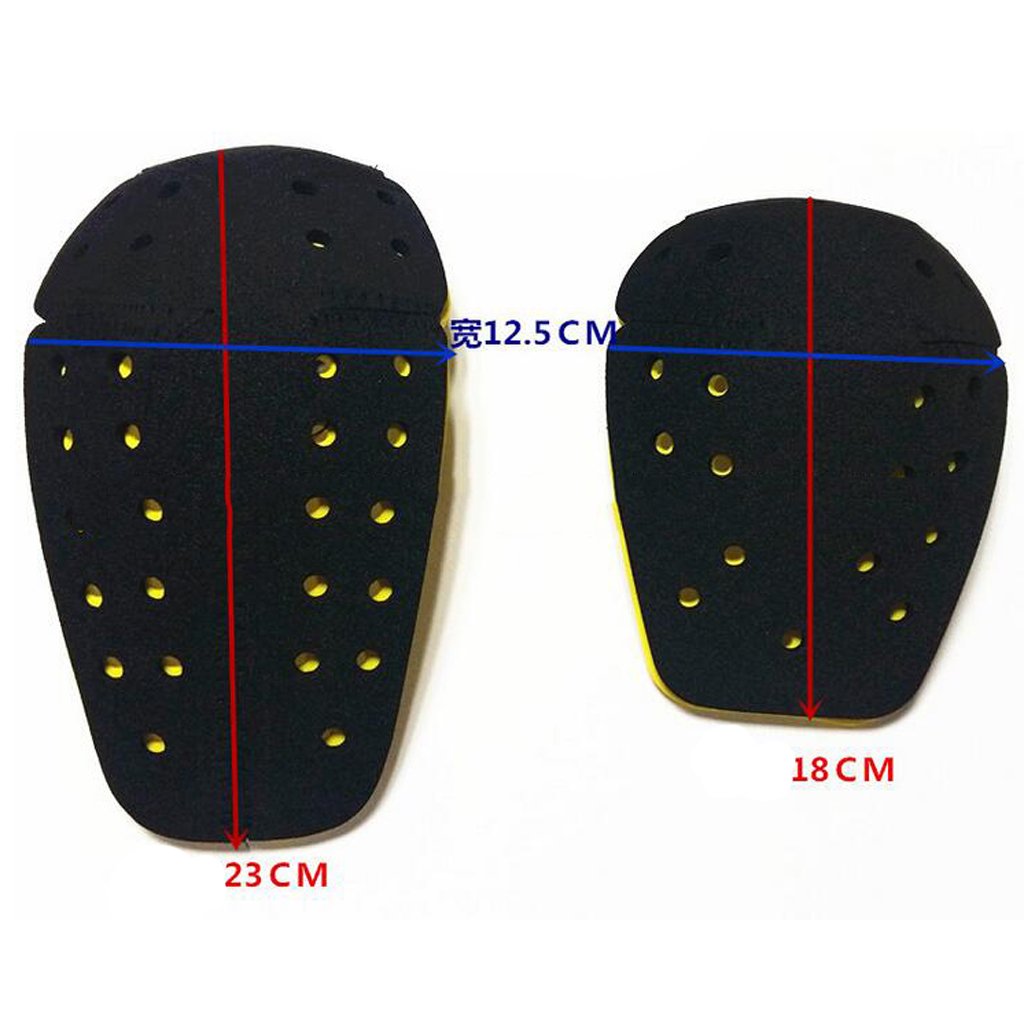 5x Pads Protezione Gomito Spalla Paraschiena Inserto Giacca Accessorio Motocicletta