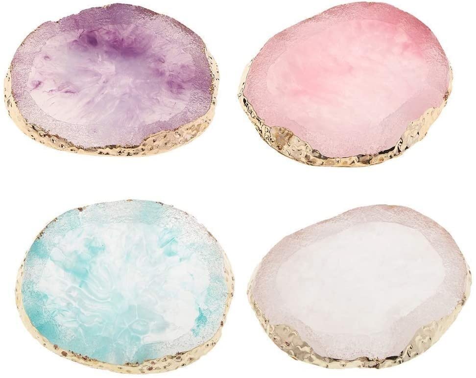 Palette nail art résine anti-taches pour mélanger peinture à ongles et gel UV