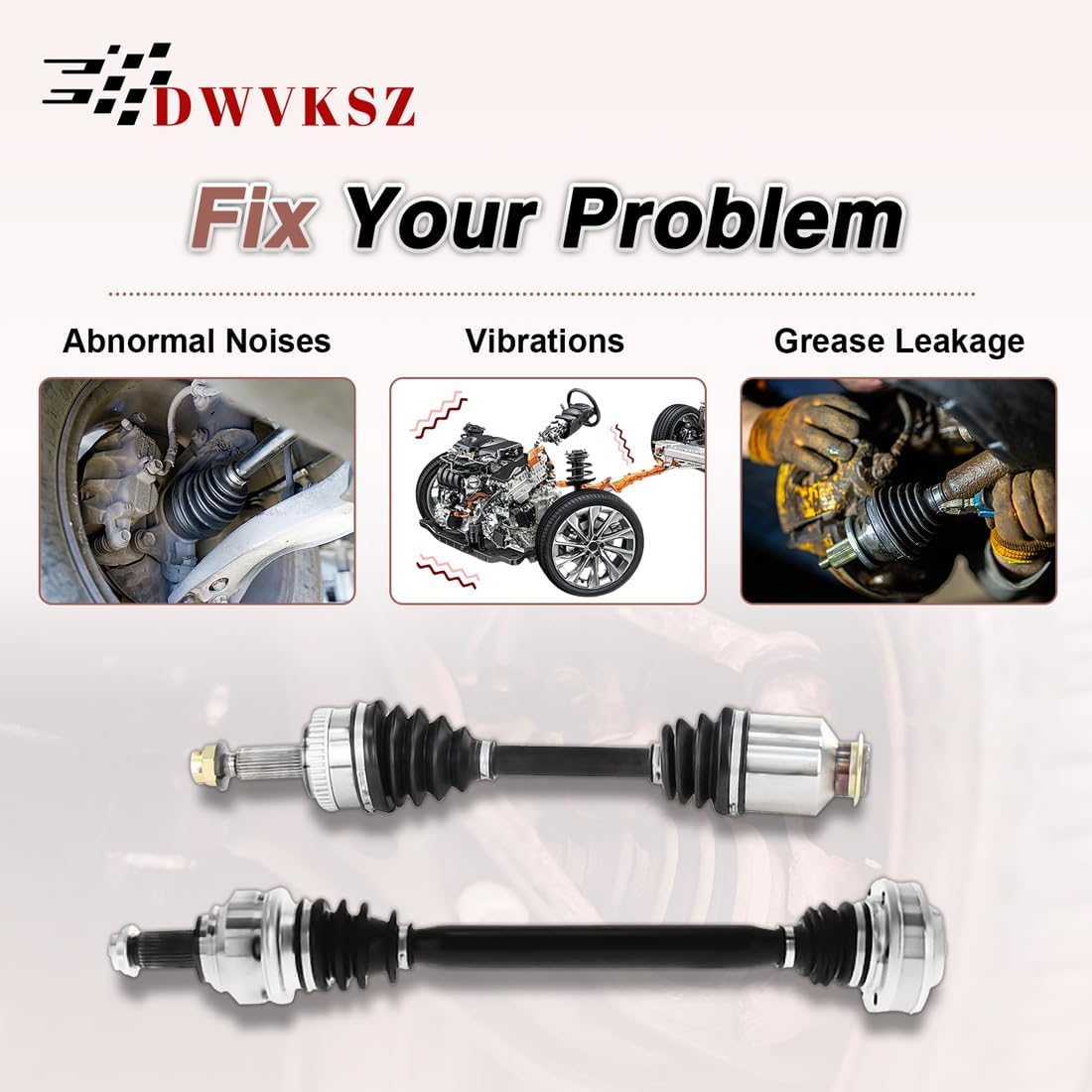 2x Front Left & Right CV Axle Shaft Driver and Passenger Side for Mitsubishi 3000GT 3.0L FWD Manual 1993 1996 1997 1999