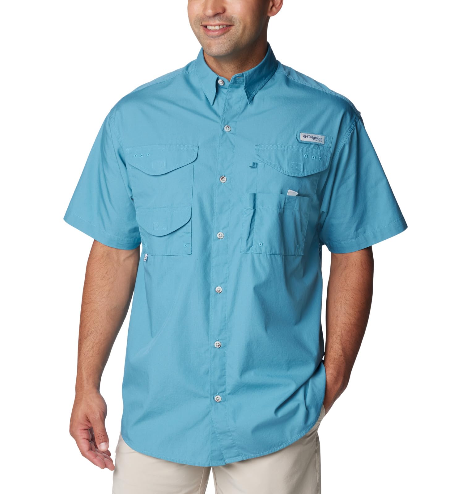 Columbia Sportswear Bonehead Short Sleeve Shirt 2X Canyon Blue