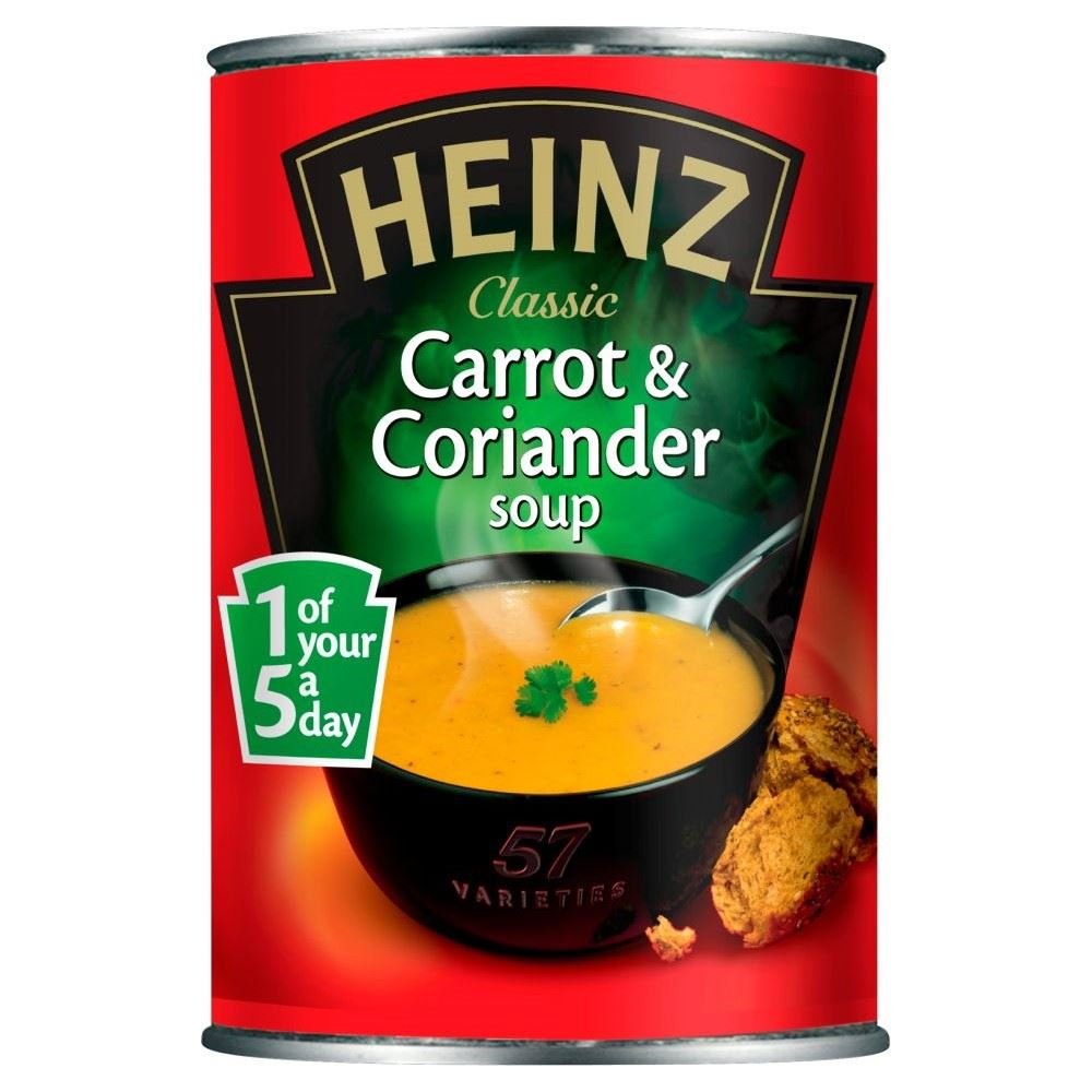 Heinz Clásico De Zanahoria Y Cilantro Sopa (400g) (Paquete de 6)