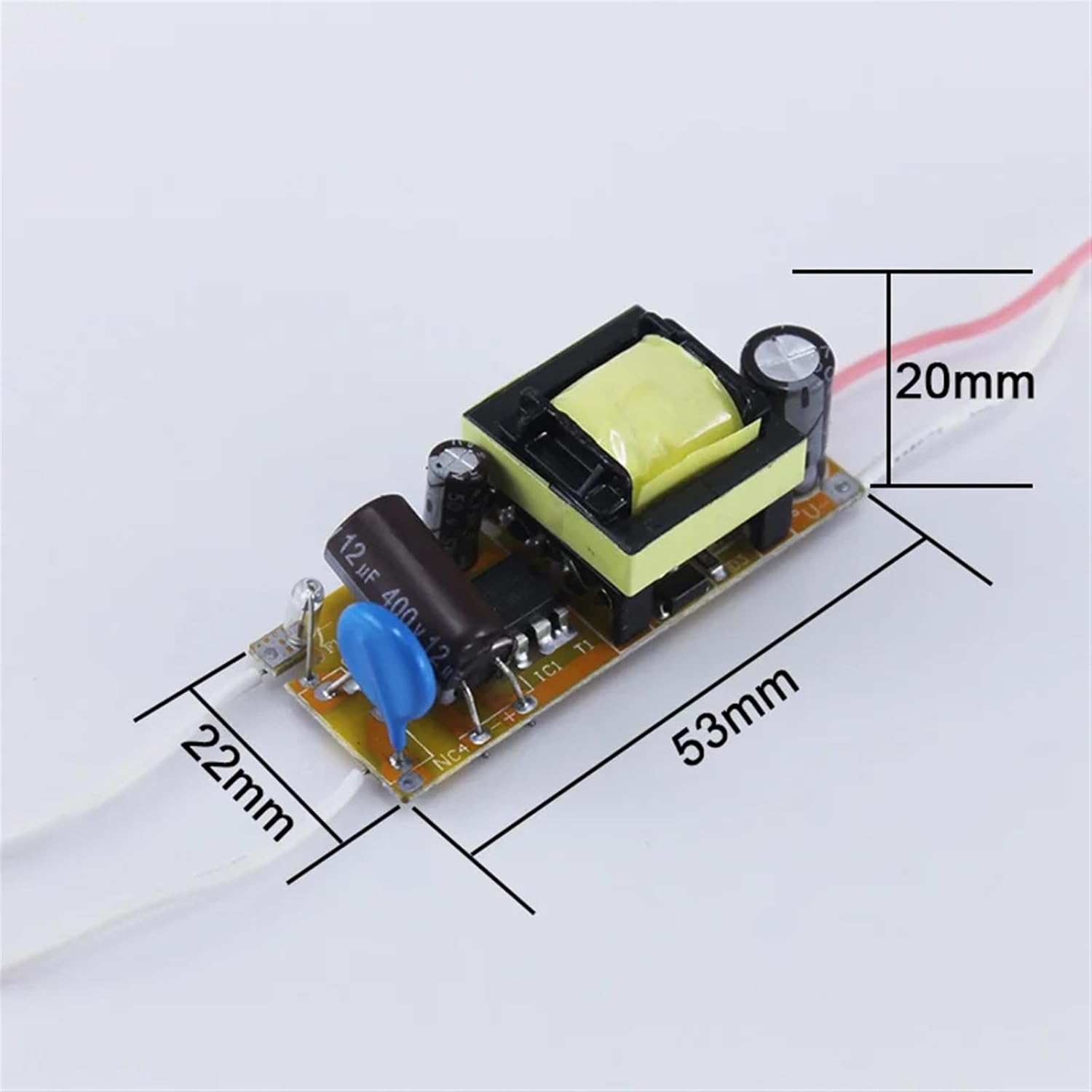 6pcs/lot AC85-265V 300Ma (10-20) x 1W Led Lamp Driver Power Supply Lighting for E27/E14 LED Lights