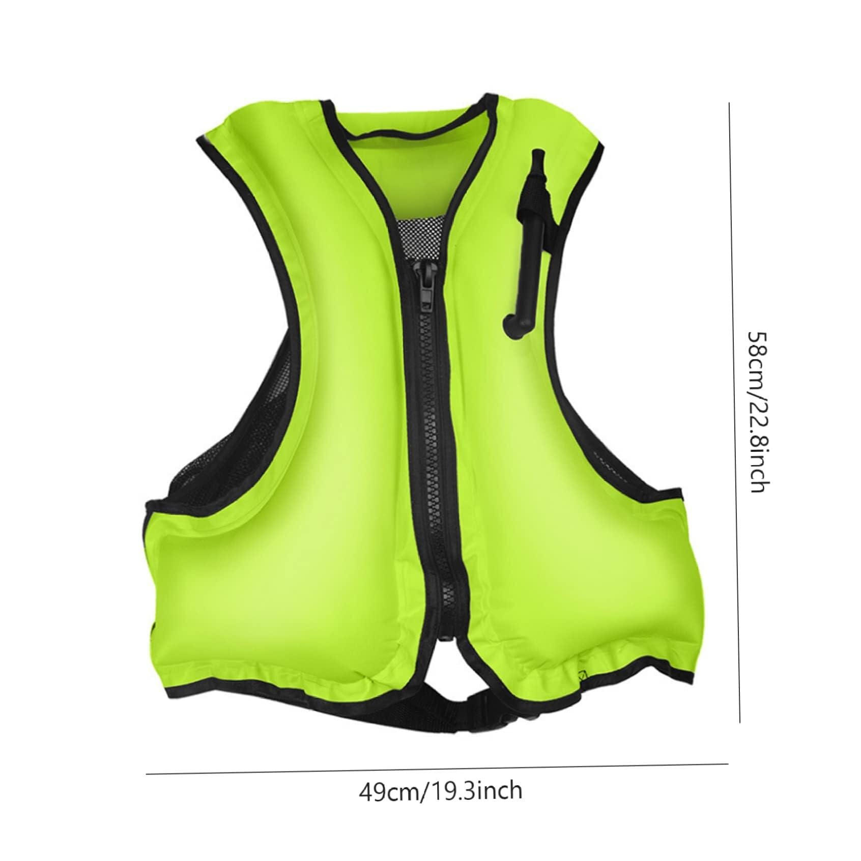 River Vest Leggero Gonfiabile con Valvola Rapida per Pesca Mosca Trota Fiume Uso