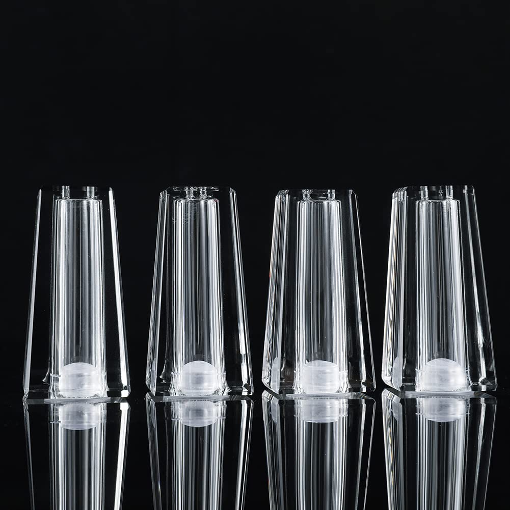 Salz- und Pfefferstreuer-Set, nachfüllbares Design, Kristall-Gewürzstreuer, Küchendekoration für Kochtisch, Wohnmobil, Dinner-Party, Camping, BBQ (4 Stück)