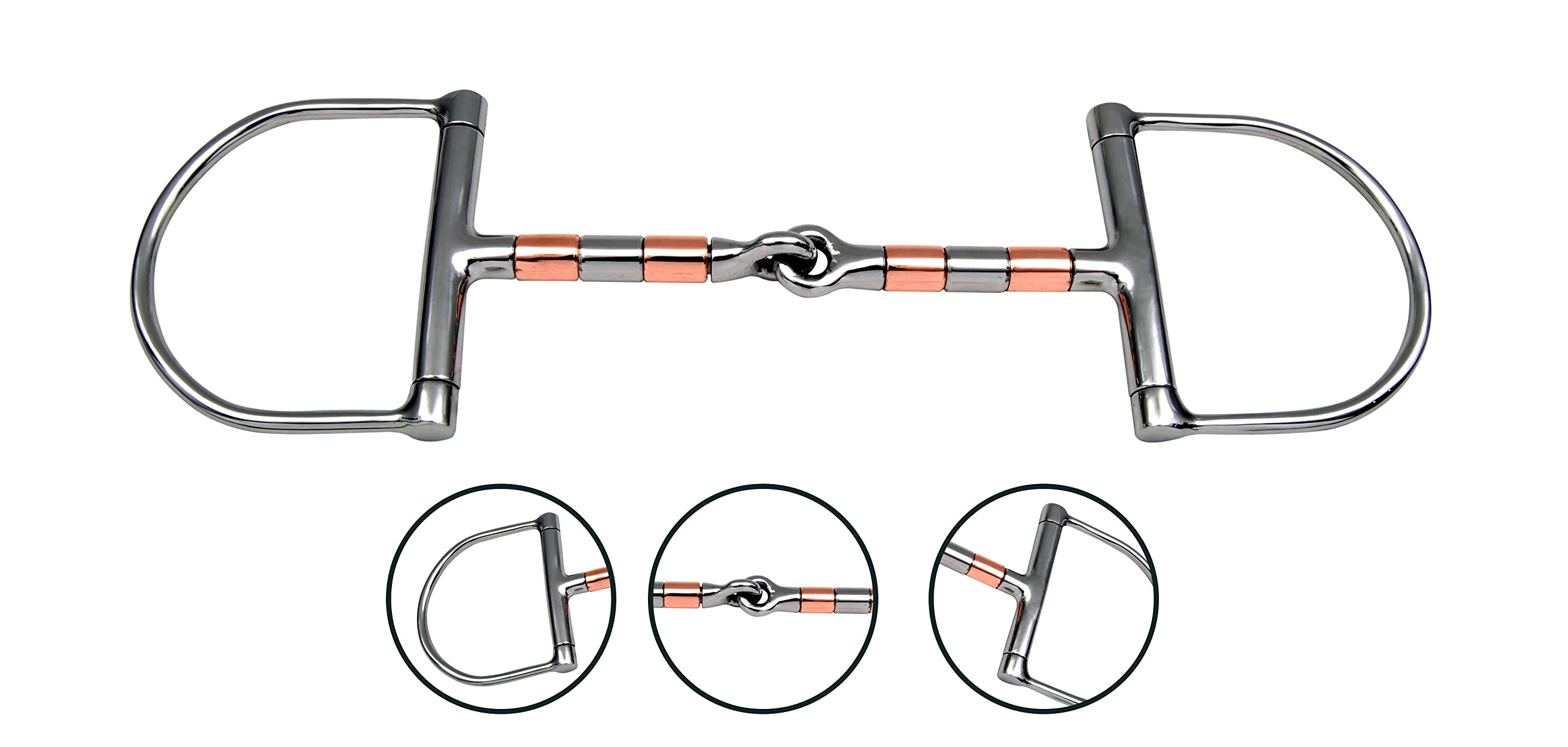 Horse Bit Cooper Rollers Snaffle Dee Bit Mouth