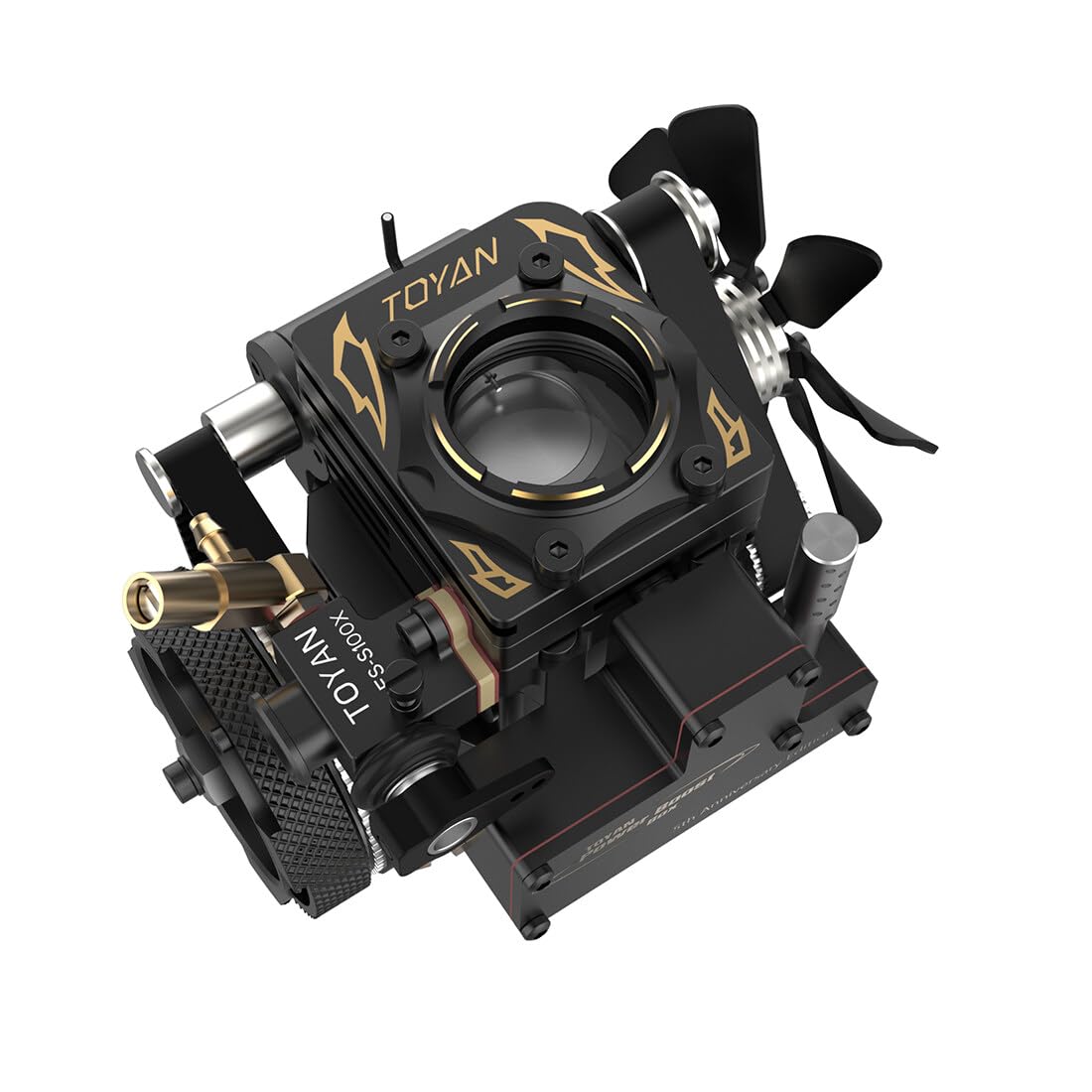 Amazon.co.jp: 動作するフルメタルエンジンモデルキット、TOYAN FS 